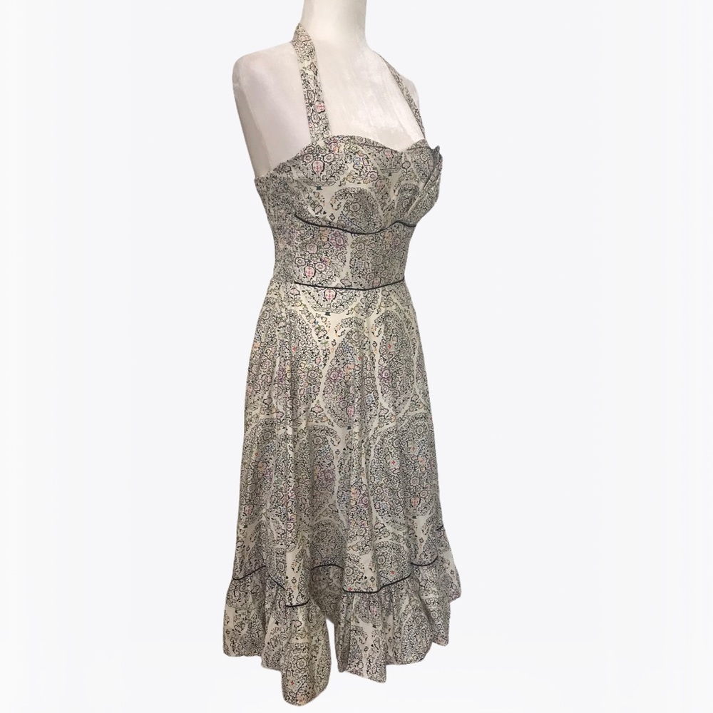 Anthropologie Girls From Savoy Midi Dress - 2/4 - Picture 6 of 17